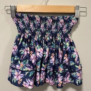Lucky in Love Girl’s Aloha Smocked Skirt